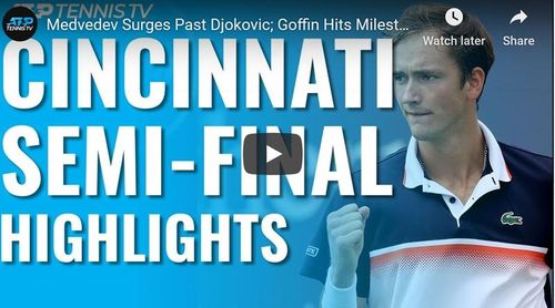 VIDEO Daniil Medvedev, victoria carierei: L-a învins pe Novak Djokovic și s-a calificat în finala de la Cincinnati