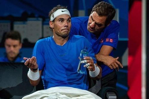 VIDEO Laver Cup: Umanizarea zeilor - Roger Federer și Rafael Nadal, așa cum nu prea îi vedeți pe teren