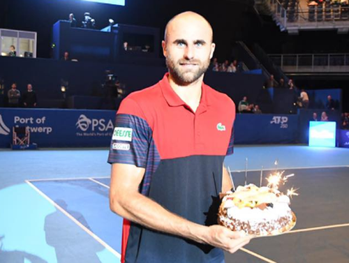 ​VIDEO Marius Copil, sărbătorit de organizatorii turneului din Antwerp în ziua în care a împlinit 29 de ani