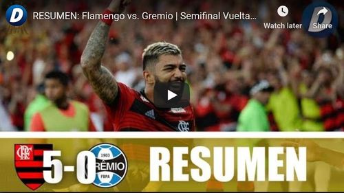 VIDEO Flamengo, în finala Copei Libertadores (5-0 cu Gremio); Duel cu River Plate