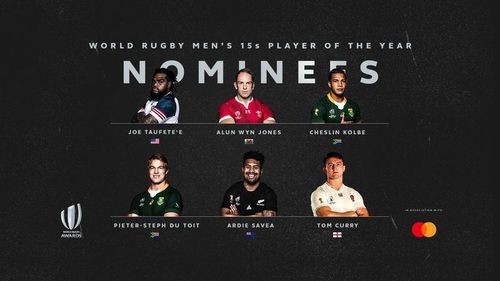 Nominalizările pentru premiile World Rugby - Sud-africanii Kolbe și Du Toit, pe lista pentru titlul de jucătorul anului