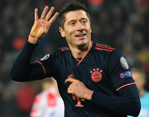 VIDEO Robert Lewandowski a intrat în istoria Champions League, după ce a marcat de patru ori în 15 minute