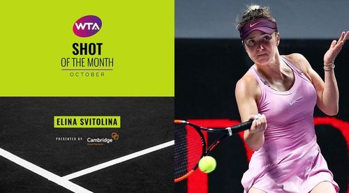 VIDEO WTA: Elina Svitolina, lovitura lunii octombrie - Execuția a fost reușită în meciul cu Simona Halep de la Shenzhen