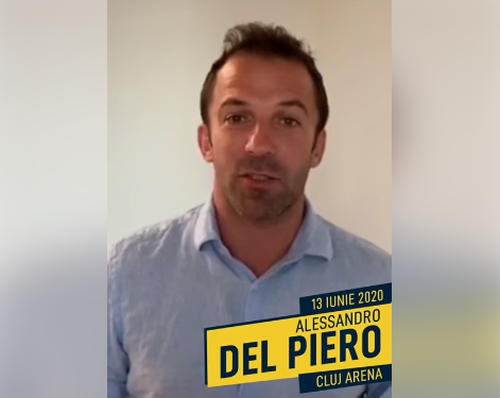 VIDEO Alessandro Del Piero a confirmat participarea la meciul de retragere al lui Adrian Mutu
