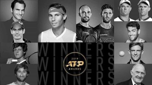 ATP: Murray, Federer, Nadal și frații Bryan, printre câștigătorii premiilor anului 2019