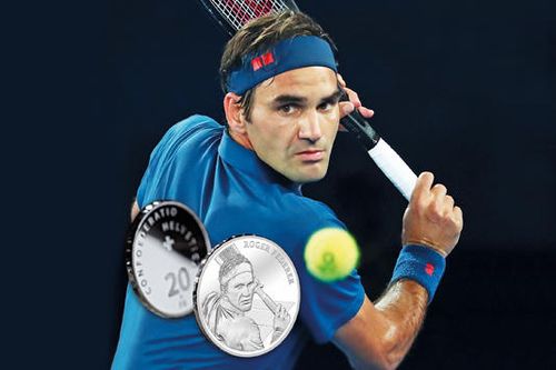 Efigia lui Roger Federer va fi gravată pe monede din aur şi argint din Elvetia