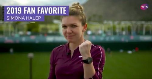 ​VIDEO Simona Halep, favorita fanilor pentru al treilea sezon consecutiv