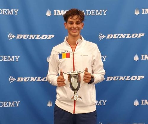 Juniorul Alex Coman, după ce a câștigat turneul Eddie Herr: "Visez să iau titlul de la Wimbledon"