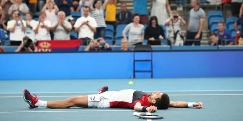 VIDEO Novak Djokovic, născut pentru a face spectacol - Monologul trăirilor intense din meciul cu Rusia