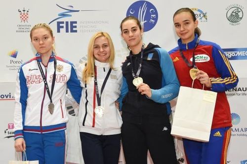 Scrimă: Sabrera Ilinca Pantiş, medaliată cu bronz la Europenele de juniori din Croaţia