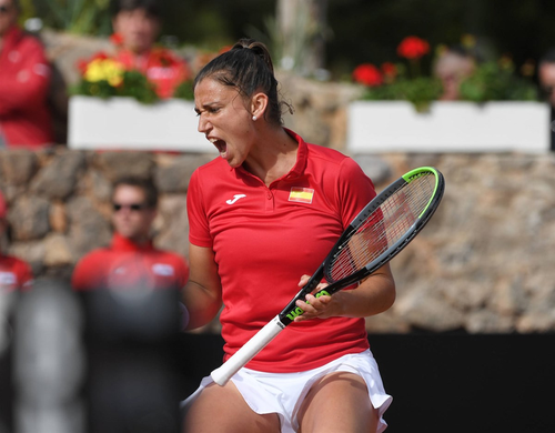 FedCup: Naomi Osaka, învinsă categoric de Sara Sorribes Tormo