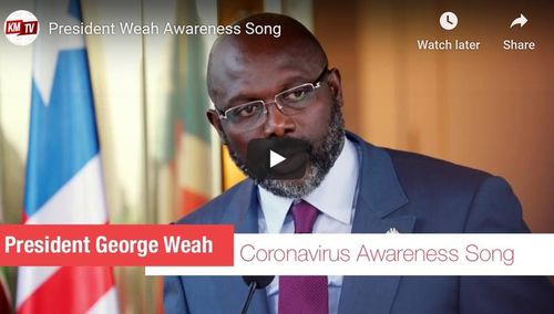 AUDIO George Weah, președintele Liberiei și fostul star de la AC Milan, cântă împotriva coronavirusului
