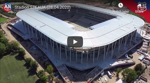 VIDEO Imagini spectaculoase - Stadionul Steaua, filmat cu drona