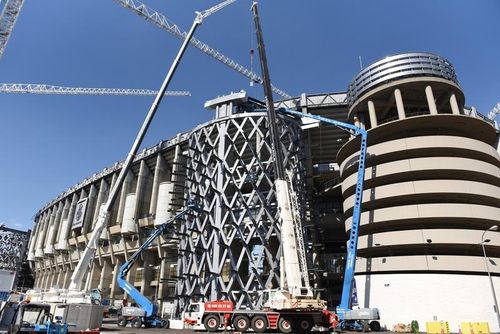 VIDEO FOTO Cum arată în prezent o arenă legendară a Europei - Șantierul madrilen