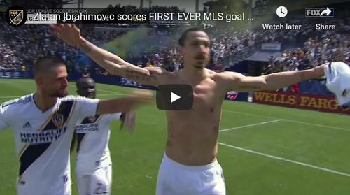 VIDEO Un gol reușit de Ibrahimovic, cel mai frumos din istoria MLS