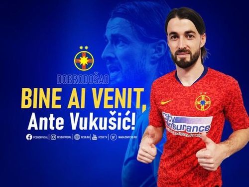 ​OFICIAL Croatul Ante Vukušić, noul atacant al echipei FCSB