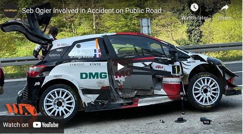VIDEO Campionul en-titre din WRC, accident pe un drum public din Croația - Este acuzat că a fugit de la locul incidentului