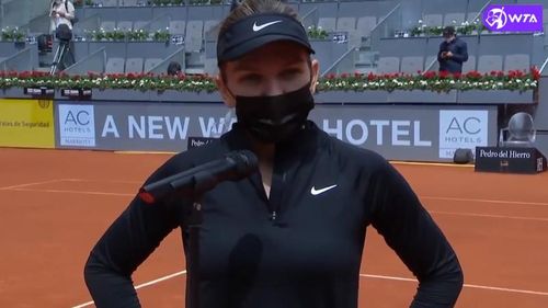 VIDEO Simona Halep, despre problemele din finalul setului secund: "Probabil că nu am fost concentrată suficient"