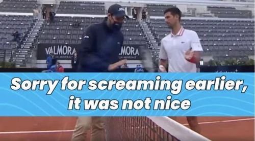 VIDEO Novak Djokovic, ieșire nervoasă la adresa arbitrului la Foro Italico