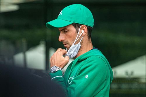 FOTO Cum a fost surprins Novak Djokovic înainte de startul Wimbledon-ului