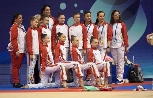 CE Gimnastică ritmică: România, locul 12 în proba de ansamblu a junioarelor