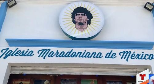 O biserică a fost închinată lui Diego Maradona în Mexic