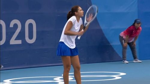 VIDEO JO 2020: Momente rare oferite de Monica Niculescu și Raluca Olaru - Crize de nervi în timpul meciului pierdut în optimi