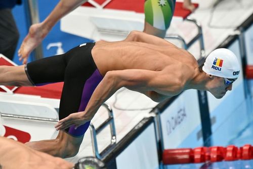 VIDEO JO 2020, înot: David Popovici a ratat calificarea în semifinalele probei de 50 metri liber