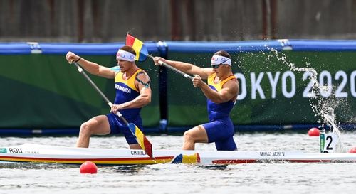 VIDEO JO 2020, canoe: Echipajul României la dublu sprint masculin, locul cinci în finala probei de 1000 de metri