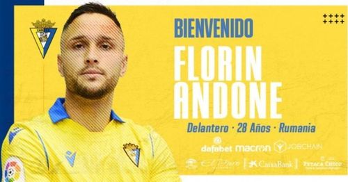 Florin Andone revine în La Liga - Atacantul a fost împrumutat la Cadiz