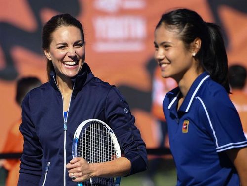 VIDEO FOTO Emma Răducanu, meci special de tenis cu Kate Middleton, Ducesa de Cambridge