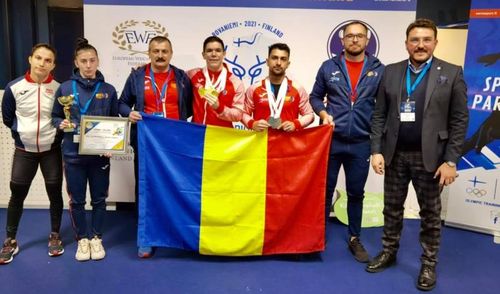 Performanță de excepție - Cristian Luca a cucerit trei medalii de aur la Campionatele Europene de haltere Under-23