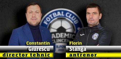 Florin Stângă şi Constantin Giurescu, instalaţi la conducerea tehnică a echipei Academica Clinceni