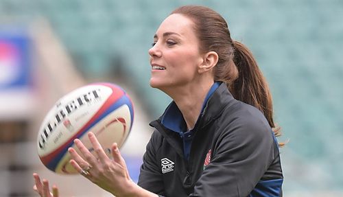 VIDEO Kate Middleton a preluat patronajul rugbyului englez de la prințul Harry