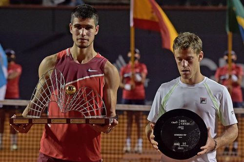 VIDEO Carlos Alcaraz, supranumit "noul Nadal", a devenit cel mai tânăr câştigător al unui turneu de categorie ATP 500