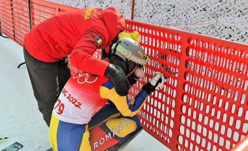 VIDEO JO Beijing 2022: Maria Constantin, în lacrimi după ce a fost descalificată în proba de slalom