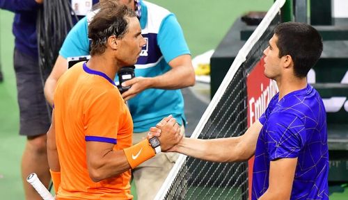 VIDEO Tenis spectacol - Rafael Nadal, în finala Indian Wells după un meci epic cu Carlos Alcaraz