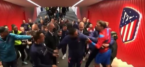 VIDEO Atletico Madrid vs Manchester City - Scandal mare și pe tunel: Gestul golănesc al lui Sime Vrsaljko