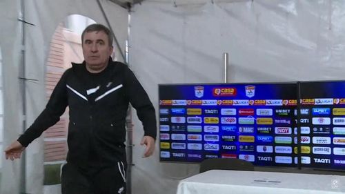 VIDEO Gheorghe Hagi, cea mai scurtă conferință de presă: „Facem caterincă?”