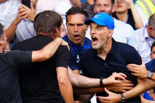 VIDEO Scandal uriaș la derbiul dintre Chelsea și Tottenham - Thomas Tuchel și Antonio Conte, aproape de a se lua la bătaie