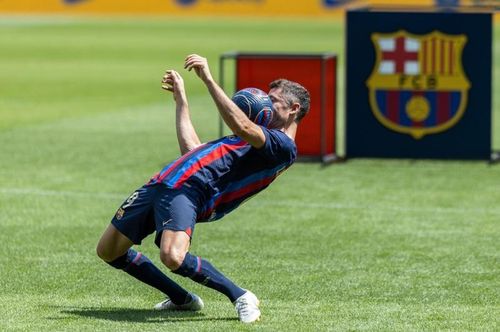 VIDEO Barcelona, victorie clară la Trofeul Gamper - Robert Lewandowski, primul gol în tricoul blaugrana