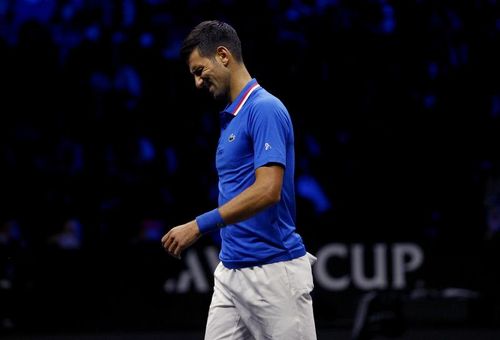 VIDEO Scenă ciudată cu echipa lui Novak Djokovic: Stafful sârbului ascunde un detaliu la semifinala Mastersului de la Paris