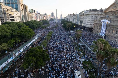 VIDEO Imagini unice - Cum a trăit Buenos Aires penaltiul care a făcut Argentina campioană a lumii