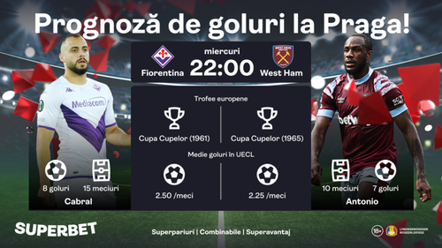 C3 e o Supercupă pentru West Ham și Fiorentina! Cine o câștigă?