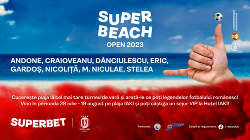 Superbeach Open 2023. Cine va câștiga turneul final din 26 august de pe plaja IAKI din Mamaia?