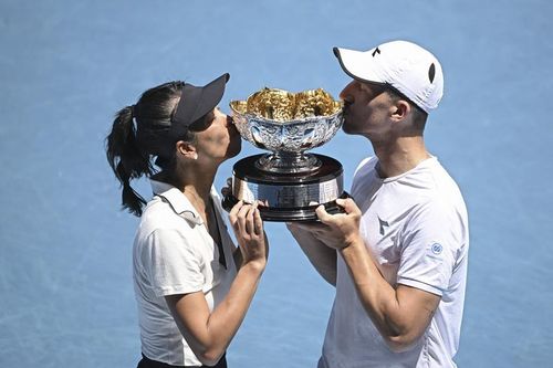 Australian Open 2024: Finală dramatică la dublu mixt - Au salvat o minge de meci și au cucerit trofeul