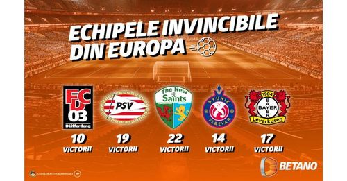 [P] INFOGRAFIC: Echipele invincibile din Europa