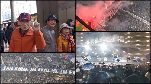 VIDEOREPORTAJ Meciul în care Inter a devenit campioana Italiei și 
tristețea suporterilor români din AC Milan România FanClub