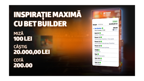 [P] Inspirație maximă cu Bet Builder la Farul – FCSB pe o cotă cumulată de 200