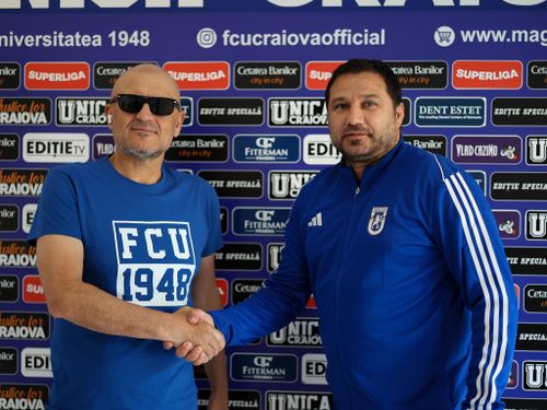 S-a întors!  Marius Croitoru a fost prezentat la  FCU Craiova  » Primele declarații